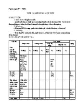 Đề kiểm tra 1 tiết môn Tin học 7